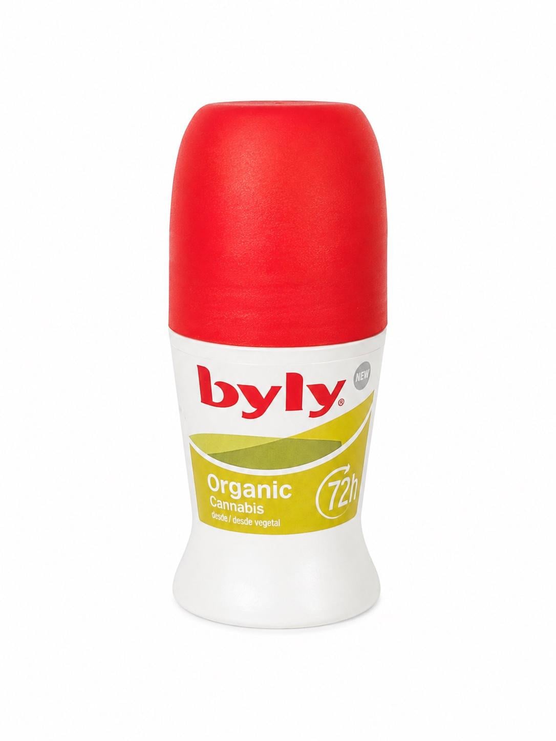 Шариковый дезодорант Byly Organic Cannabis Roll-On Deodorant 72h 50 мл