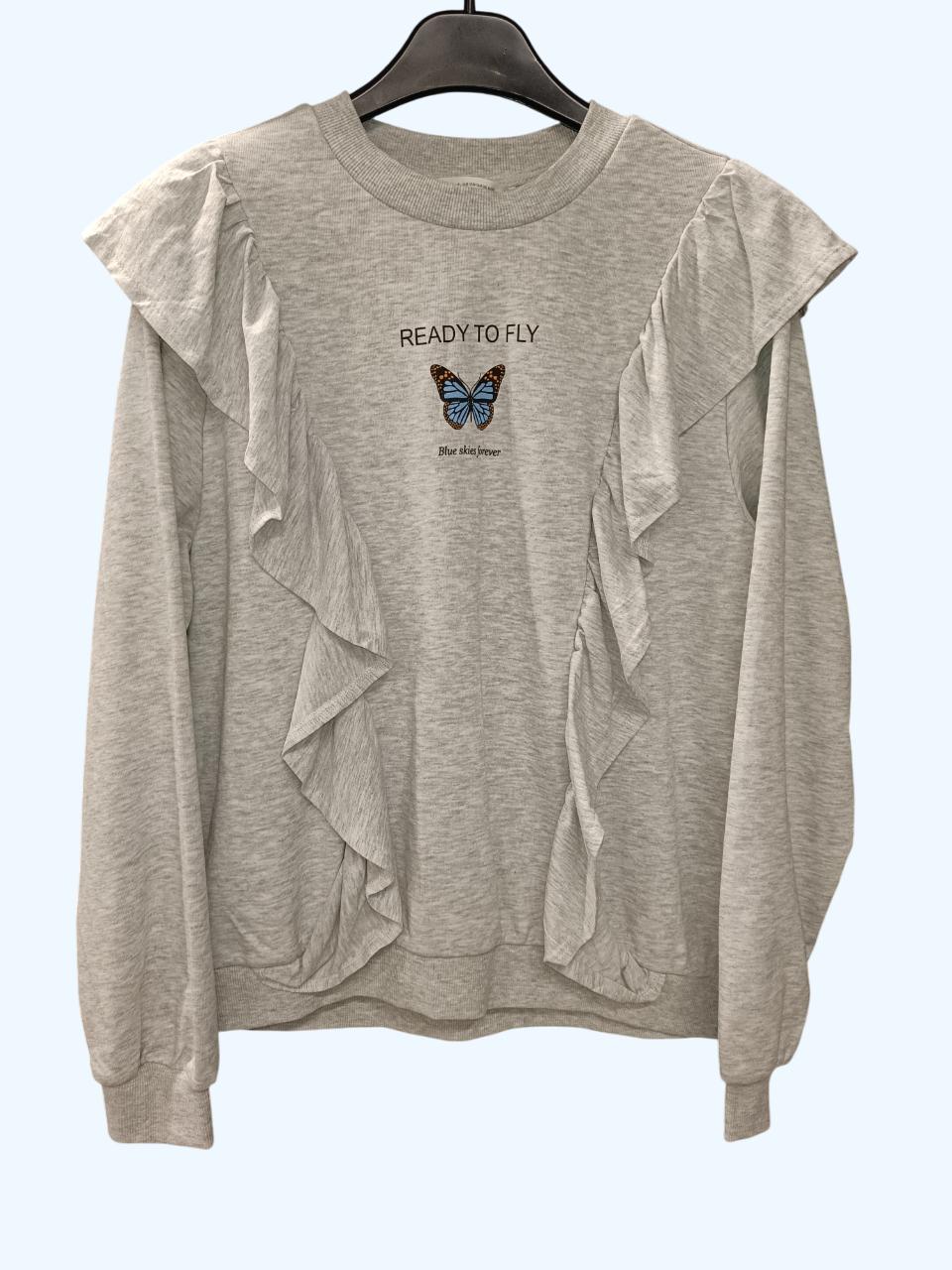 Світшотдля дівчинки H&M 158 Сірий (0160) Світшотдля дівчинки H&M 158 Сірий (0160)