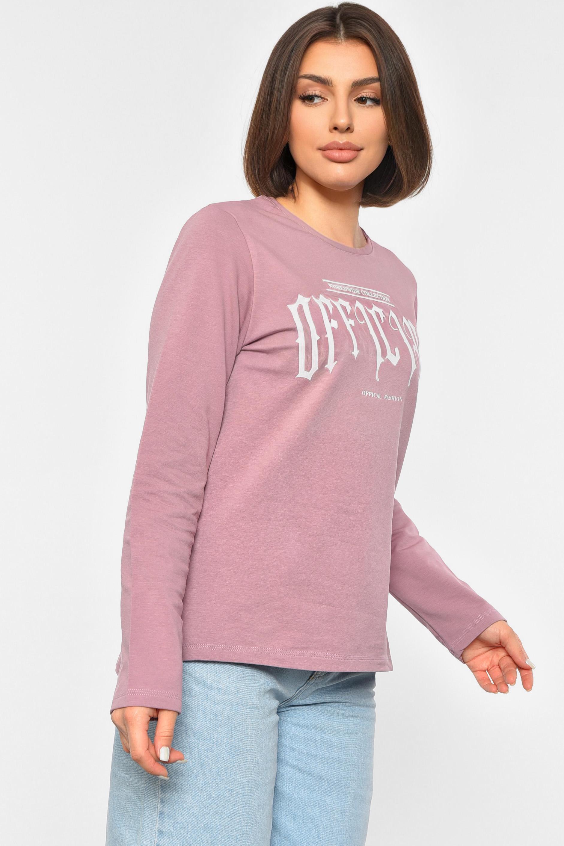 Світшот жіночий XS-S Бузковий (189696) - фото 2 Світшот жіночий XS-S Бузковий (189696) - фото 2