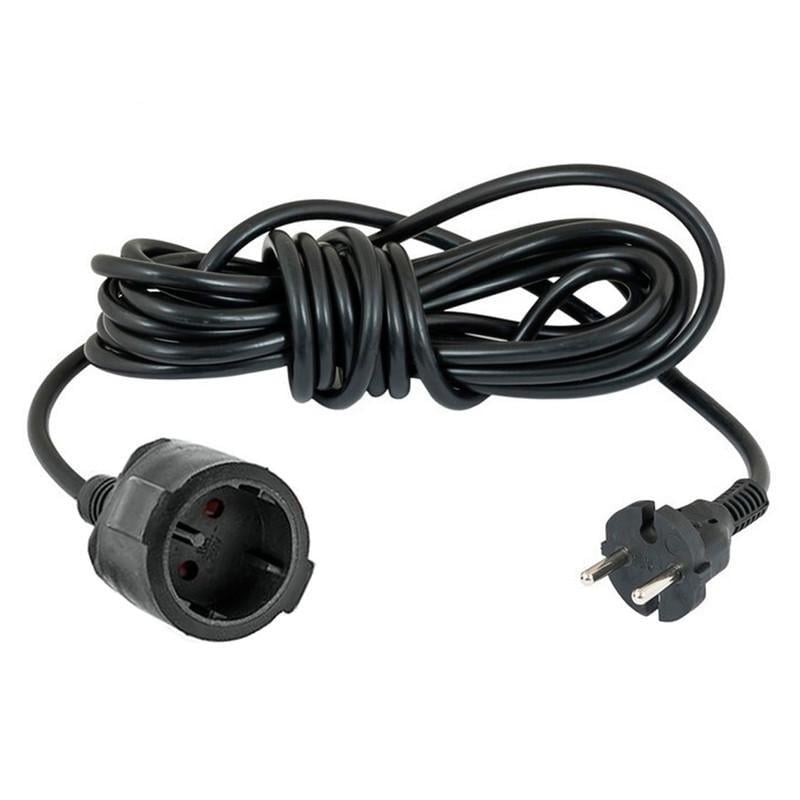 Подовжувач садовий Neomax 7 м 1 гніздо без заземлення Чорний (NX510107)