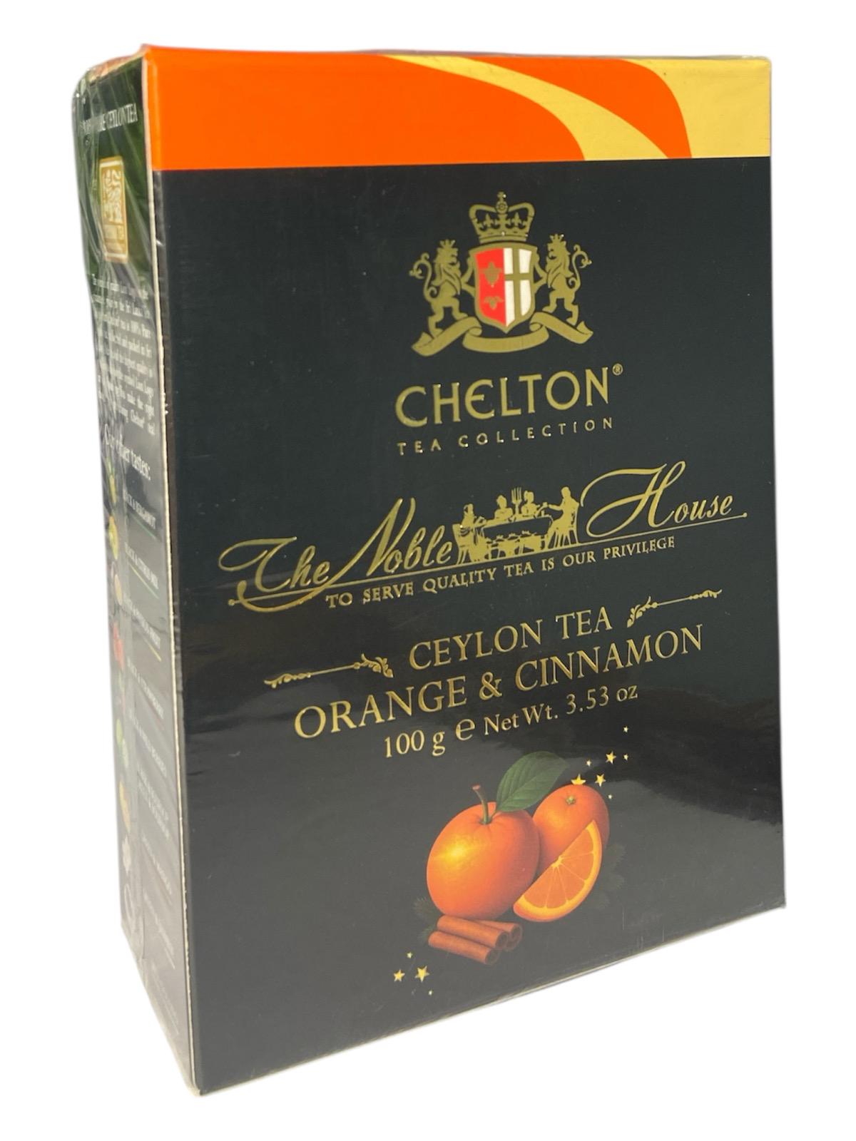Чай черный Челтон Благородный дом с ароматом апельсина и корицы 100 г (60814) Чай черный Челтон Благородный дом с ароматом апельсина и корицы 100 г (60814)
