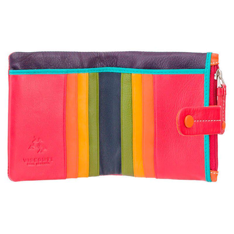 Кошелек женский кожаный Visconti Mojito Red Multi Mimi (M77 RED MULTI) - фото 2
