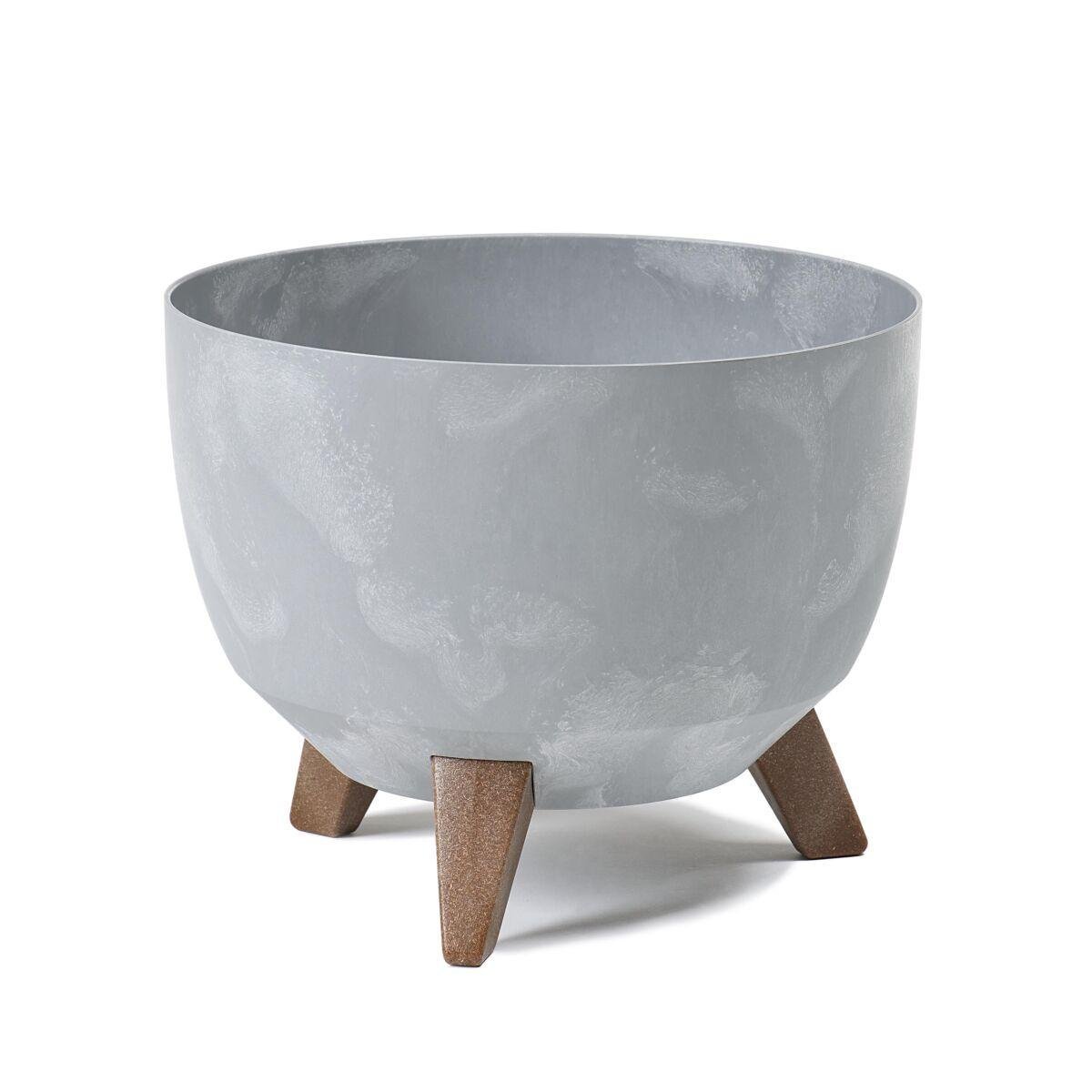 Вазон Lamela ROMA 242х150 мм 5,1 л Серый бетон (9707973 Line)