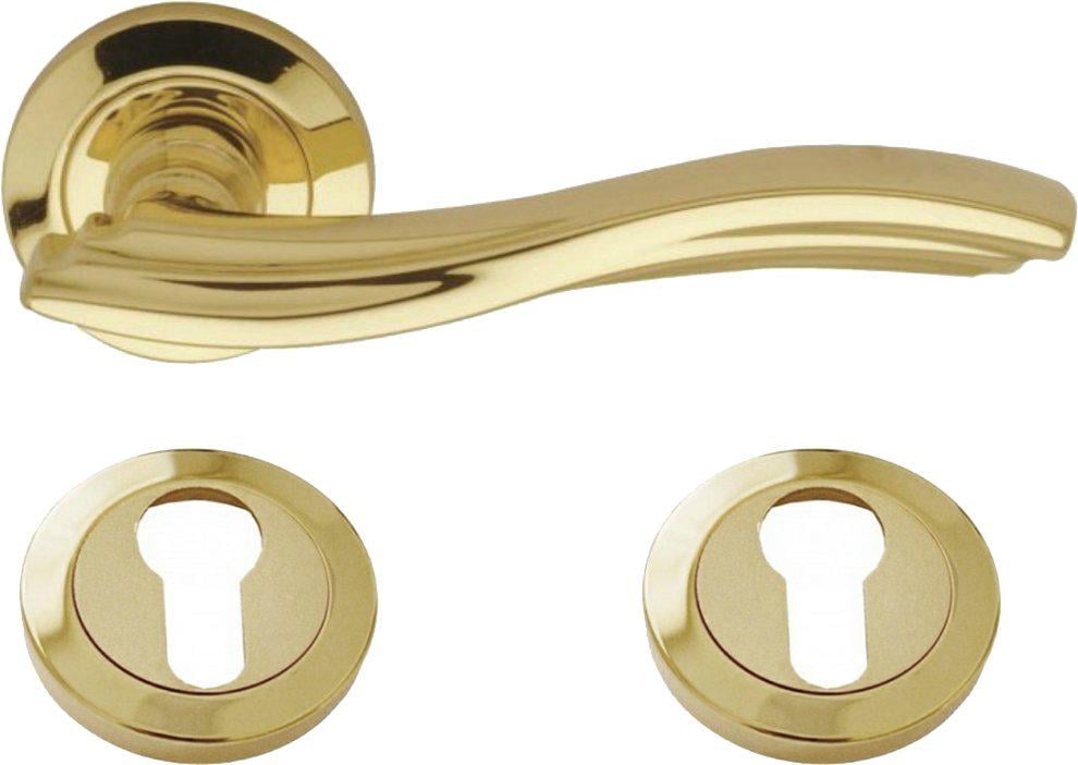 Ручки Linea Cali Marina накладка под цилиндр Латунь полированный/Золотой (2010pz)