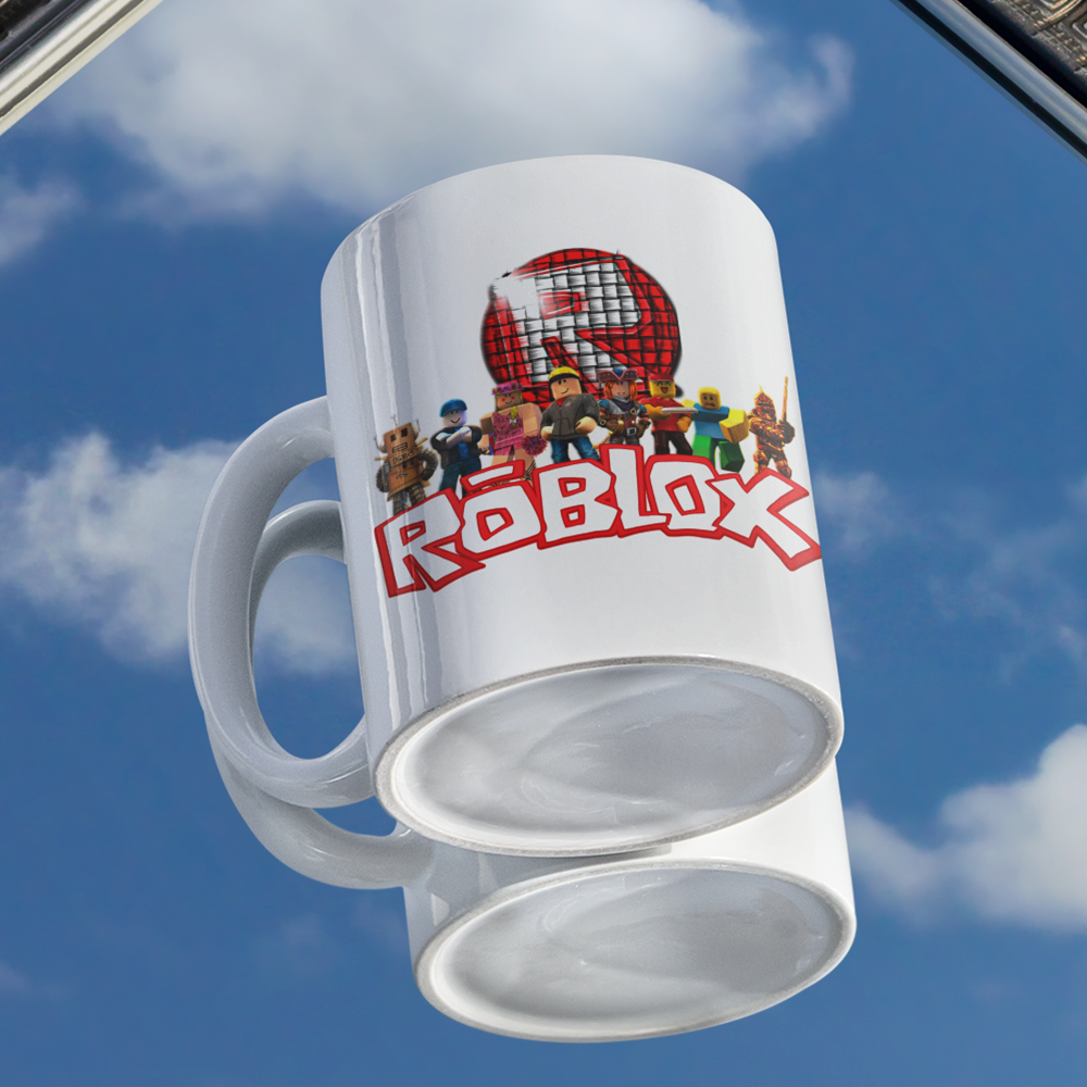 Чашка с принтом игры Roblox Игровой мир Белый (13548226)