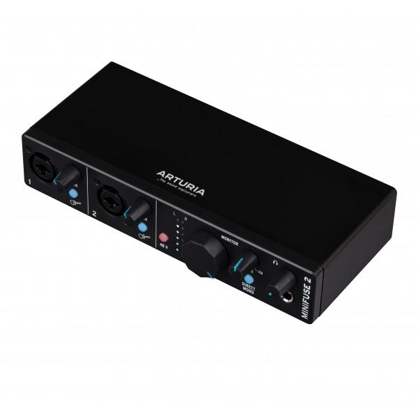 Аудиоинтерфейс Arturia MiniFuse 2 Black - фото 2