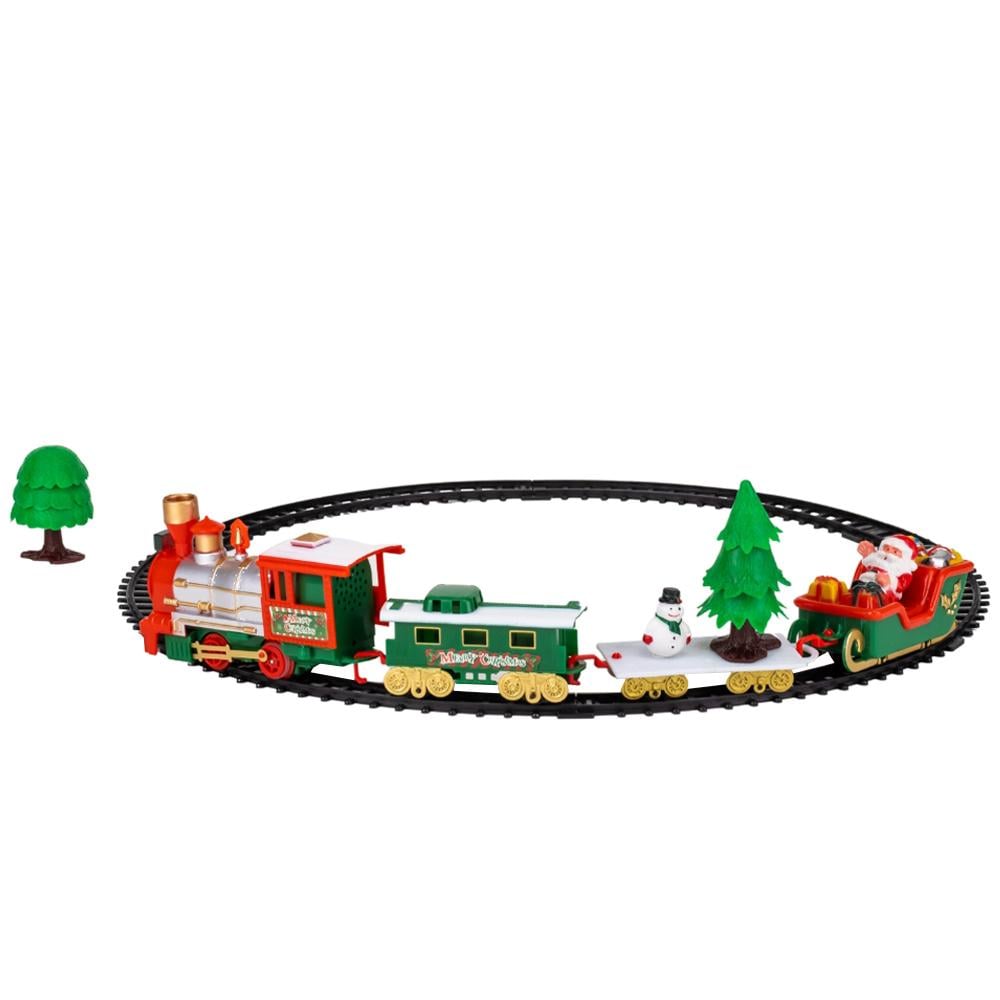 Паровоз рождественский Merry Christmas с музыкой 90 см (9126-003)