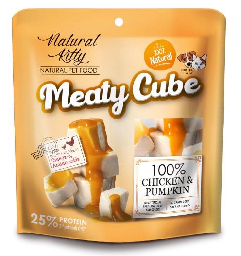 Лакомство для кошек и собак Natural Kitty Meaty Cube Chicke 60 г (SNK21005) (11823765)