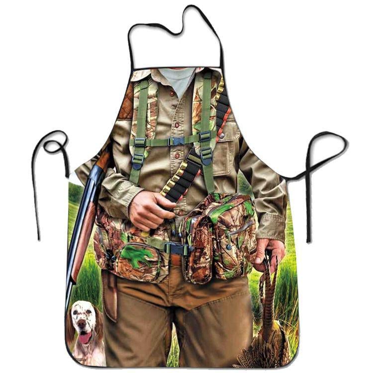 Фартук для мужчин охотник 75x60 см Разноцветный (50076) Фартук для мужчин охотник 75x60 см Разноцветный (50076)