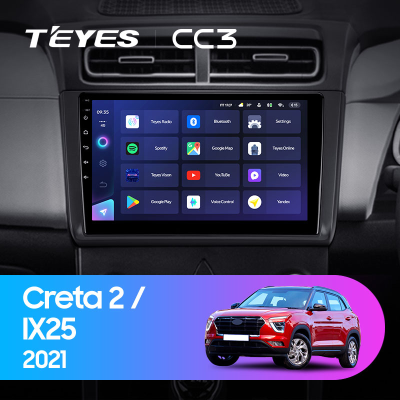 Автомагнітола штатна Teyes CC3 360° для Hyundai Creta 2 IX25 2021 Android (1659484639) - фото 4