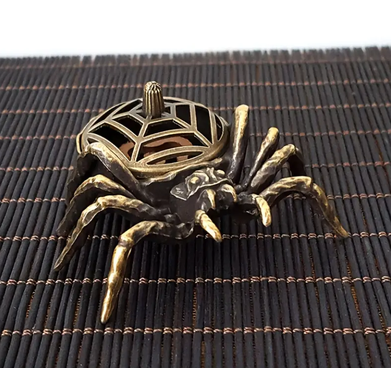 Аромалампа для пахощів Павук металева 6,2х5,9 см (EG4039)