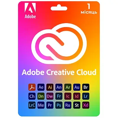 Активація Adobe Creative Cloud 1 місяць (2466198205)