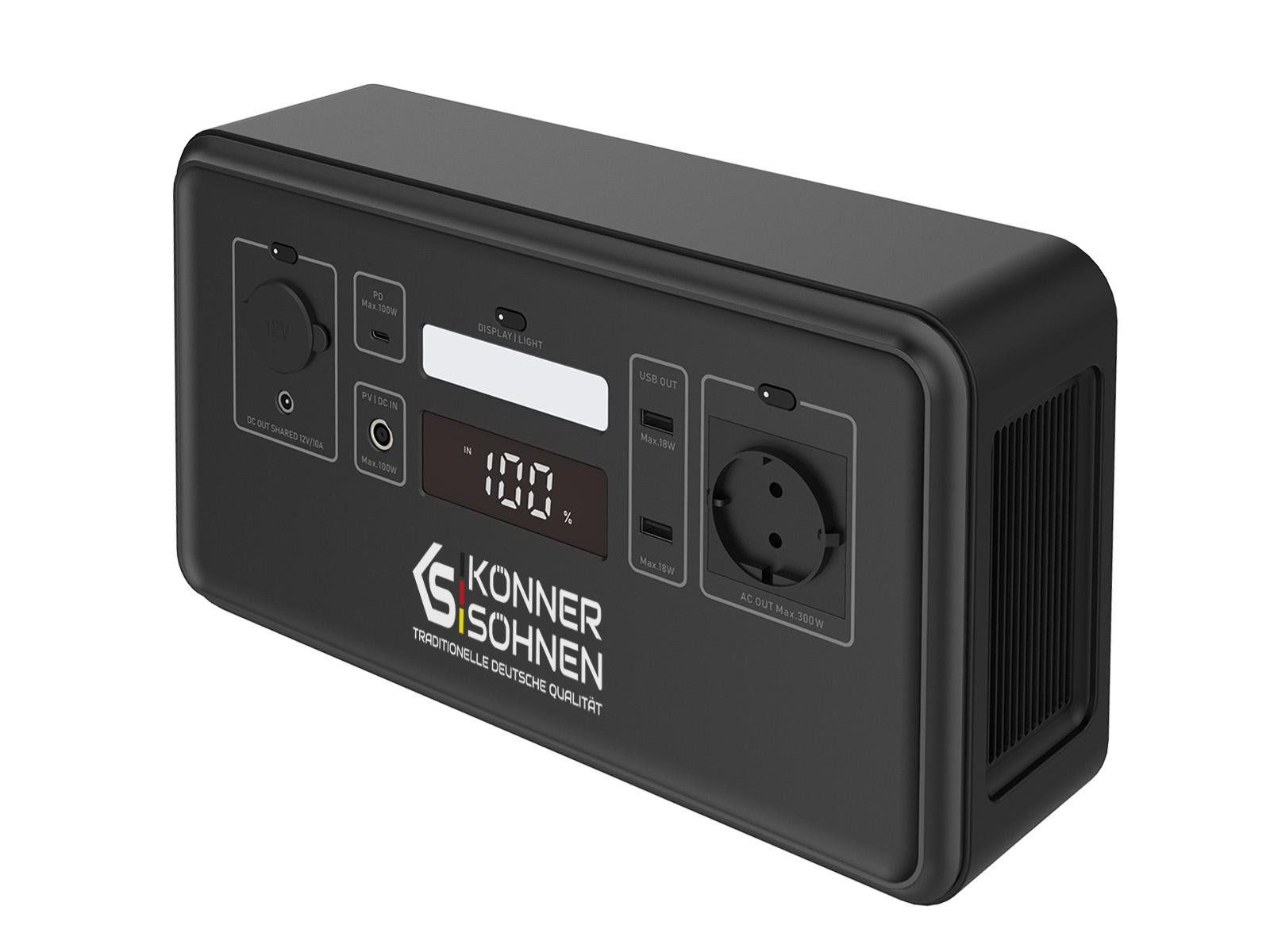 Станція зарядна Konner&SohnenKS 300PS LifePo4 294 Вт/год 4x3,2 В 4000 циклів 80% DOD 300/500 Вт (00016421) - фото 6 Станція зарядна Konner&SohnenKS 300PS LifePo4 294 Вт/год 4x3,2 В 4000 циклів 80% DOD 300/500 Вт (00016421) - фото 6