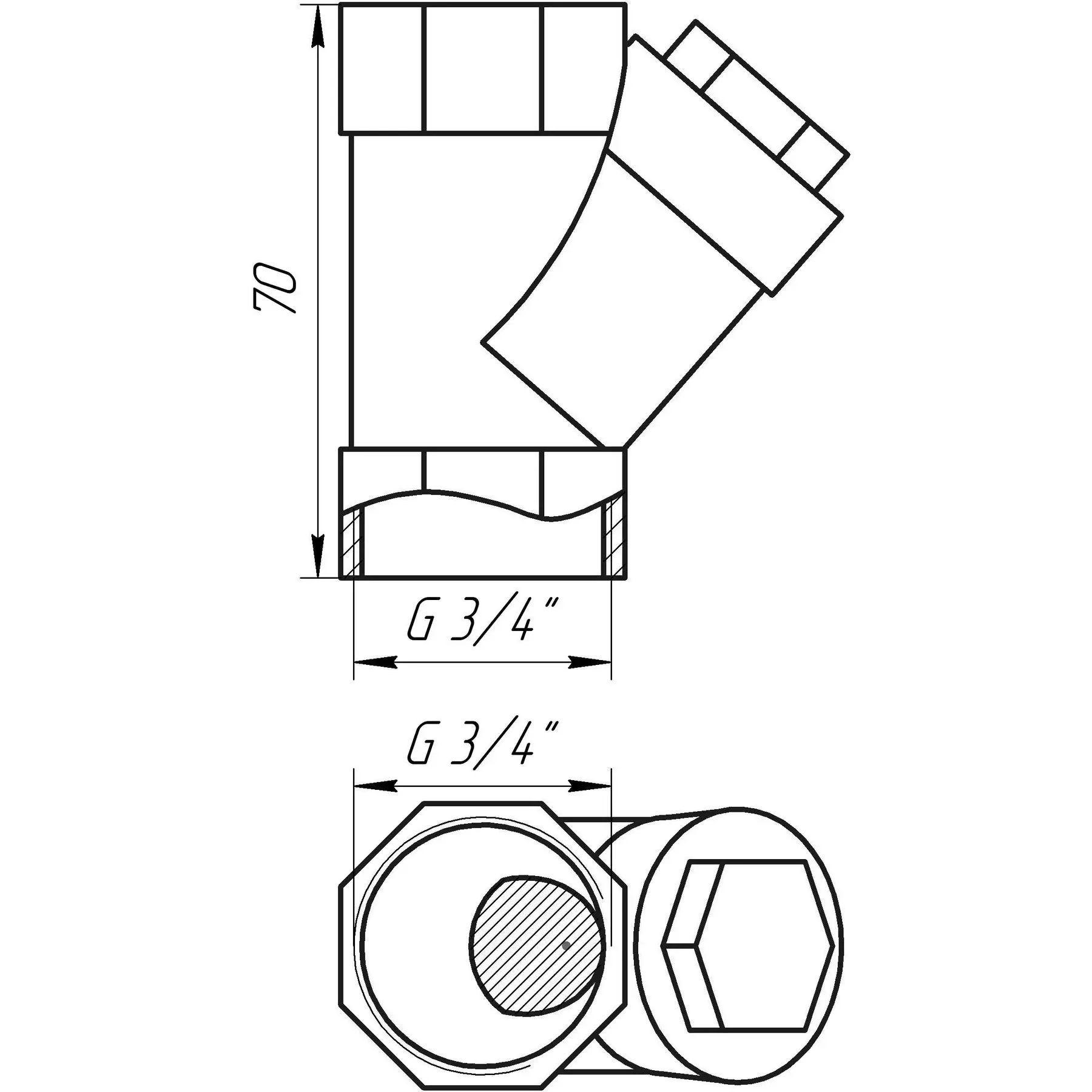 Фільтр грубого очищення SOLOMON S 3/4″ SUPER 8010 (GSR-000008875) - фото 5