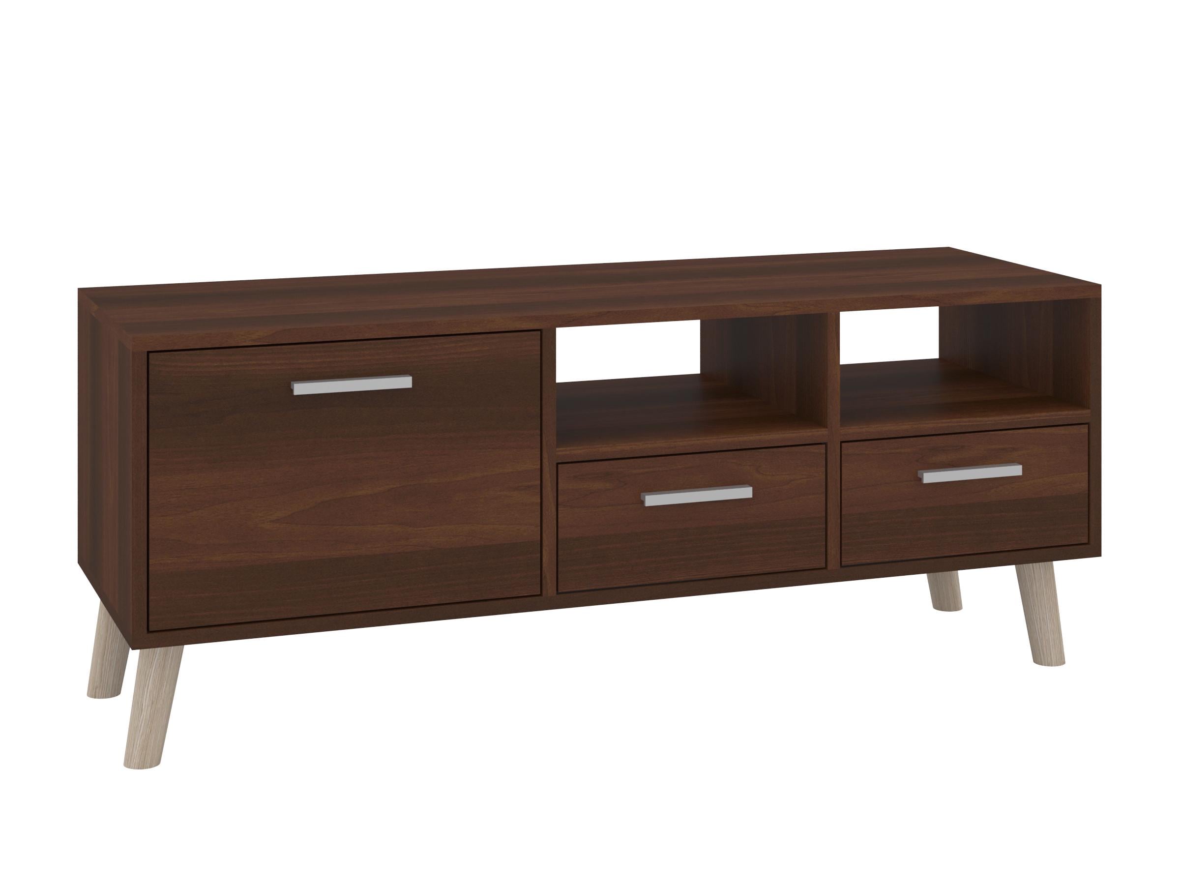 Тумба для ТВ PEHOTIN Міраж ДСП 120х40х46 см Горіх (PN-100806)