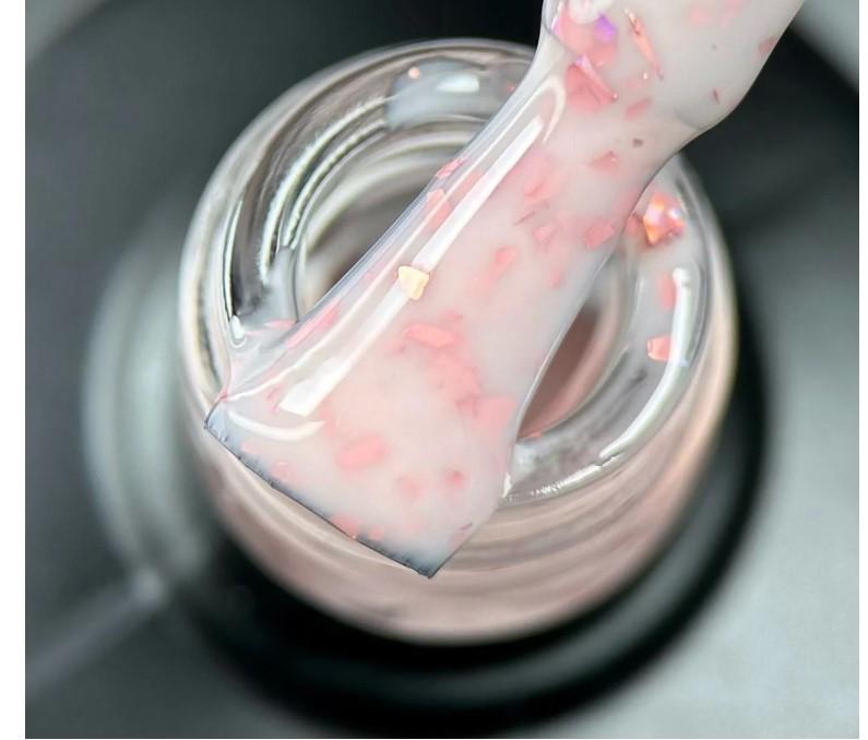 База для гель-лаку каучукова з поталлю Saga Leaf Base №13 9 мл