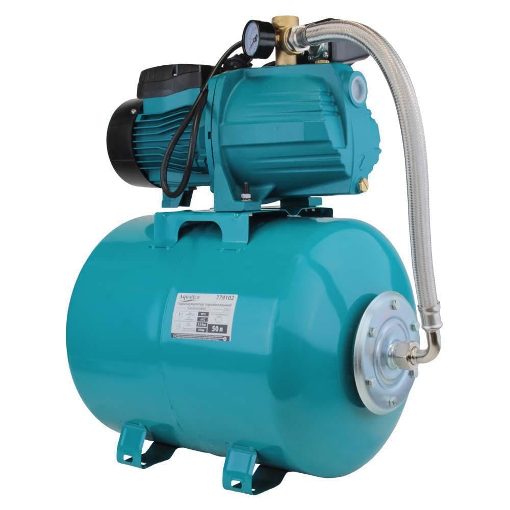 Станция 0,9 кВт Hmax 48 м Qmax 85 л/мин самовсасывающий насос 50 л (775386/50)