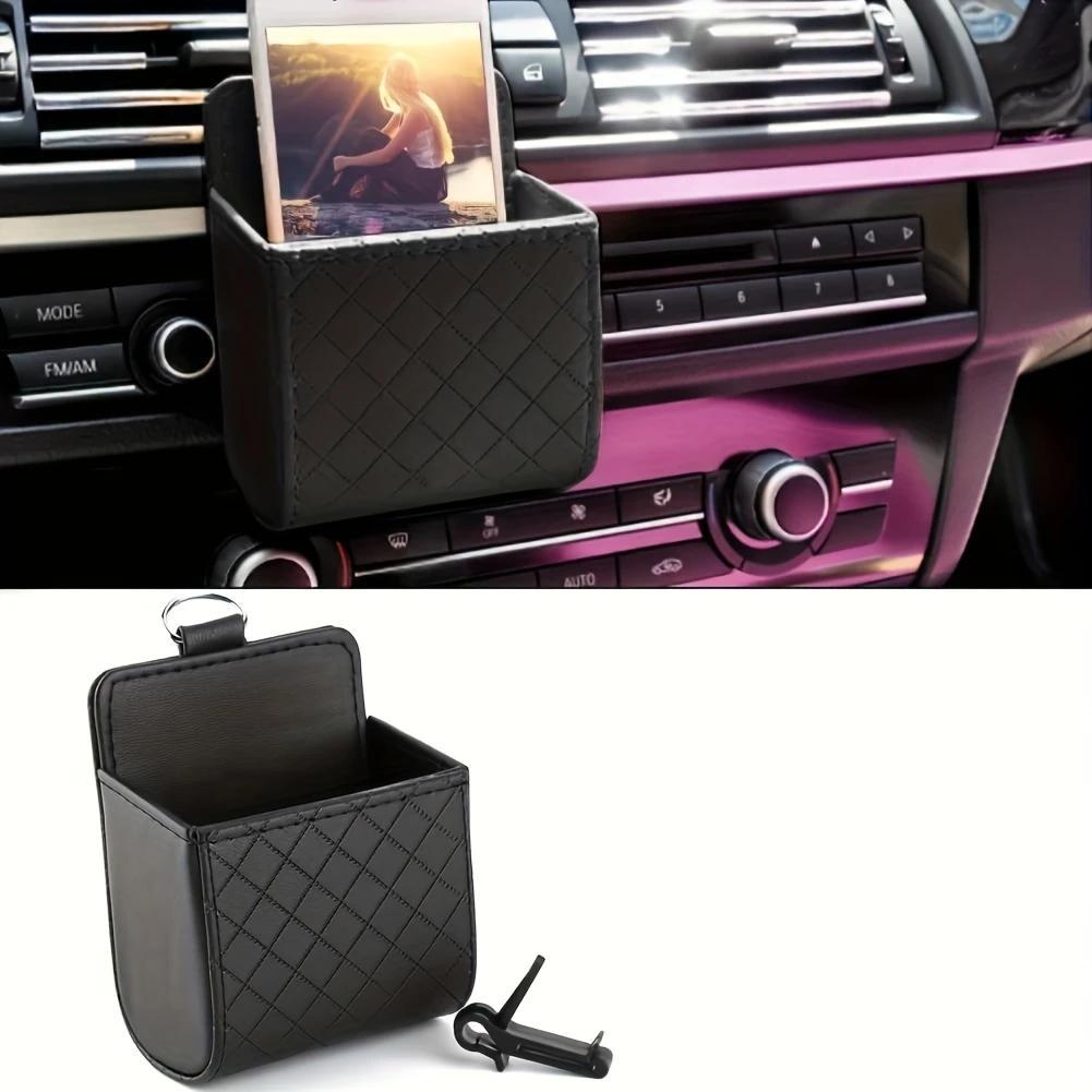 Органайзер для авто из экокожи на дефлектор для хранения аксессуаров 12x9x5,5 см Черный (D-0130) - фото 6 Органайзер для авто из экокожи на дефлектор для хранения аксессуаров 12x9x5,5 см Черный (D-0130) - фото 6