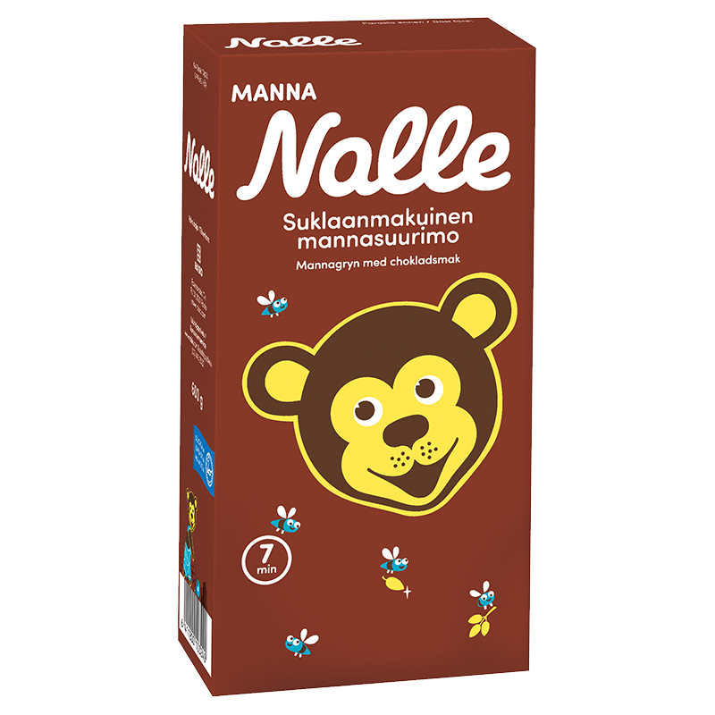 Крупа манна Nalle Suklaanmakuinen Mannasuurimo з шоколадом 500 г