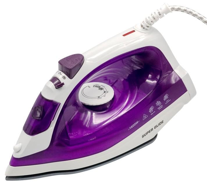 Утюг паровой для одежды Утюг Rovel RL22-С магазинная подошва и антипригарное покрытие 1600 Вт (ML-04659) - фото 2