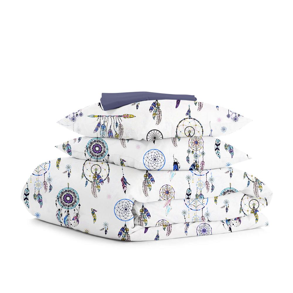 Комплект постельного белья Cosas DREAMCATCHER BLUE DARK BLUE евро 200x220 см (4822052080085)