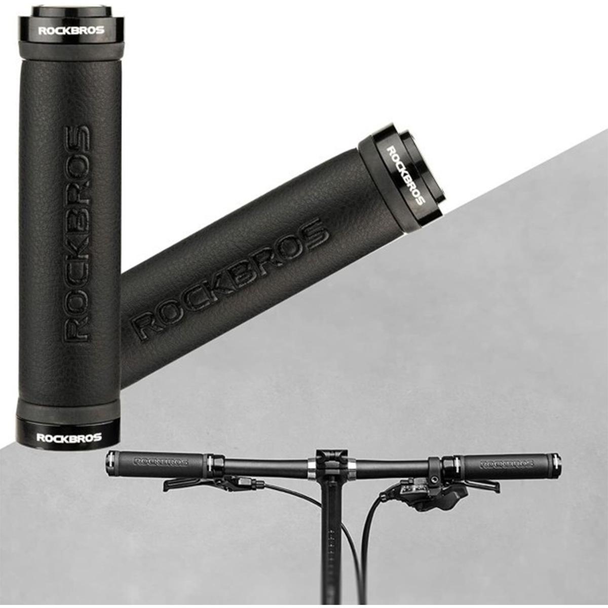 Грипси Rockbros Eco Leather Чорний (RB-40210003001-2895) - фото 3 Грипси Rockbros Eco Leather Чорний (RB-40210003001-2895) - фото 3