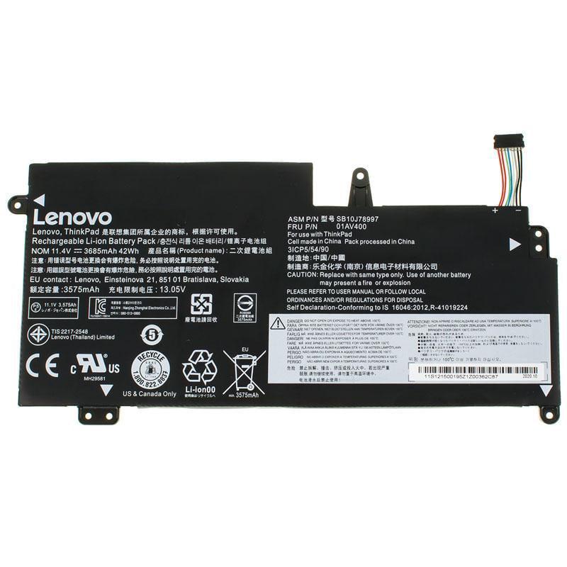 Аккумулятор для ноутбука Lenovo ThinkPad S2 13 Chromebook 3680 mAh 11,4V (147628)