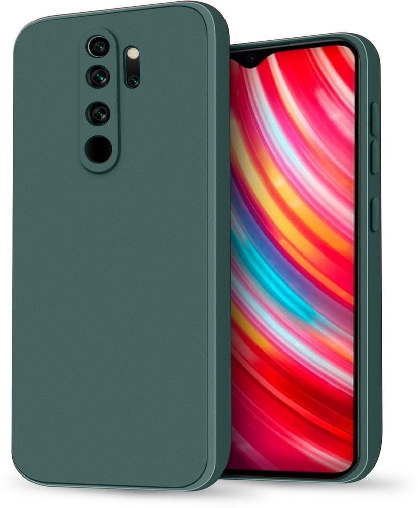Силиконовый чехол HardCorner Xiaomi Redmi Note 8 Pro (с микрофиброй) Green (35423-08)