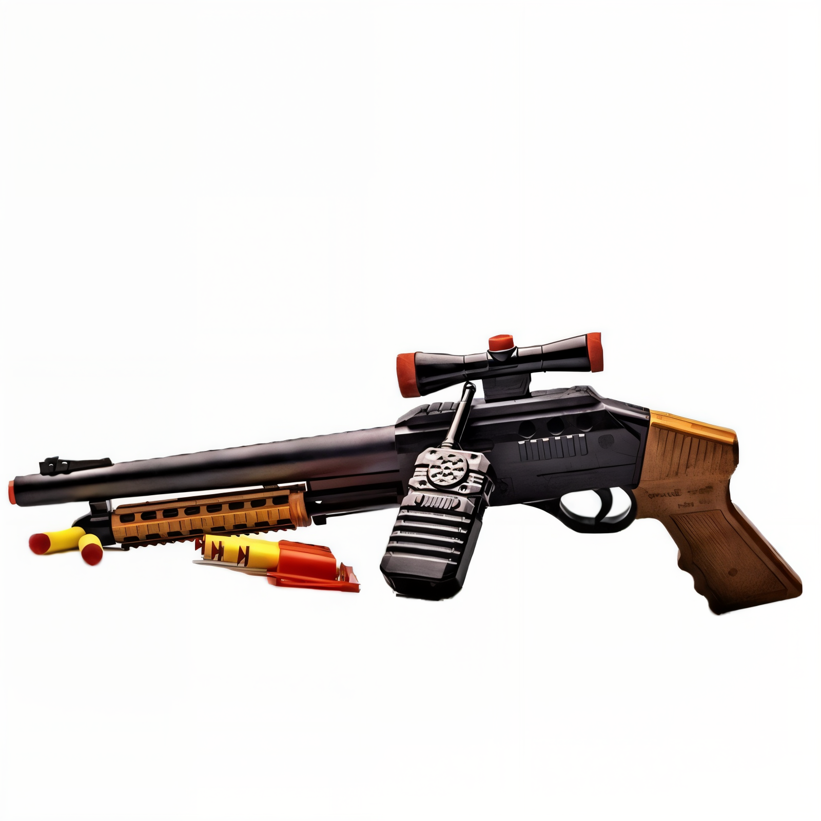 Пистолет-пулемет "Бодигард ПФ" с оптическим прицелом/рацией/гранатой