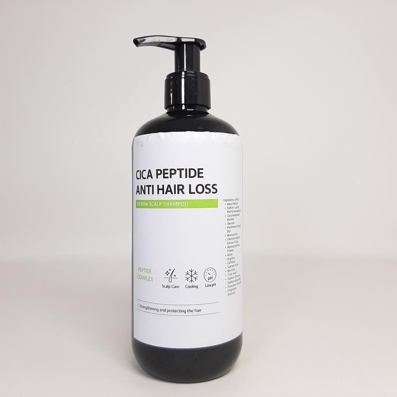 Шампунь Some By Mi Cica Peptide Anti Hair Loss Derma Scalp против выпадения волос 400 мл (X-2347)