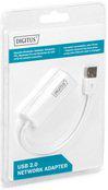 Адаптер Digitus USB 2.0 10/100 Mbps Ethernet Белый (ERC-DN-10050-1) - фото 5