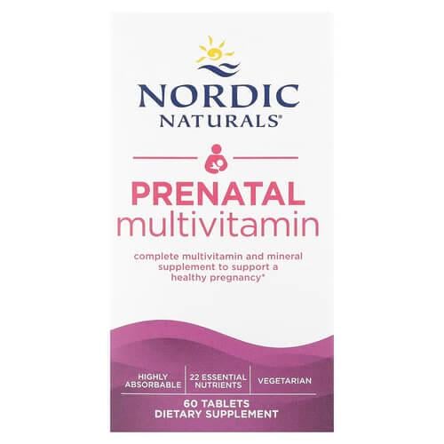 Витамины для беременных Nordic Naturals Prenatal Multivitamin 60 табл. (NOR-01553)