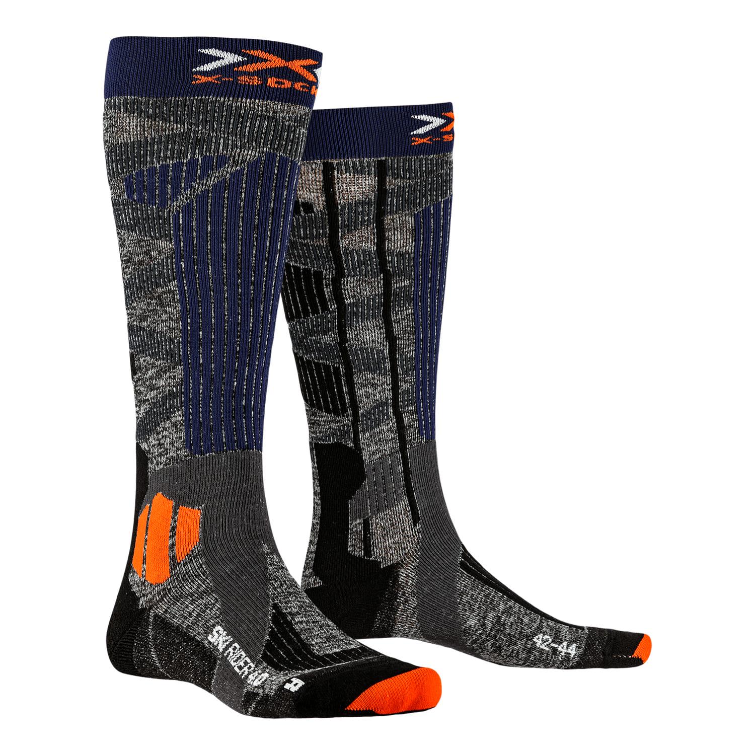 Шкарпетки X-SOCKS Ski Rider 4,0 XS-SSKRW19U-G212 p. 39/41 Stone Grey/Melange Blue