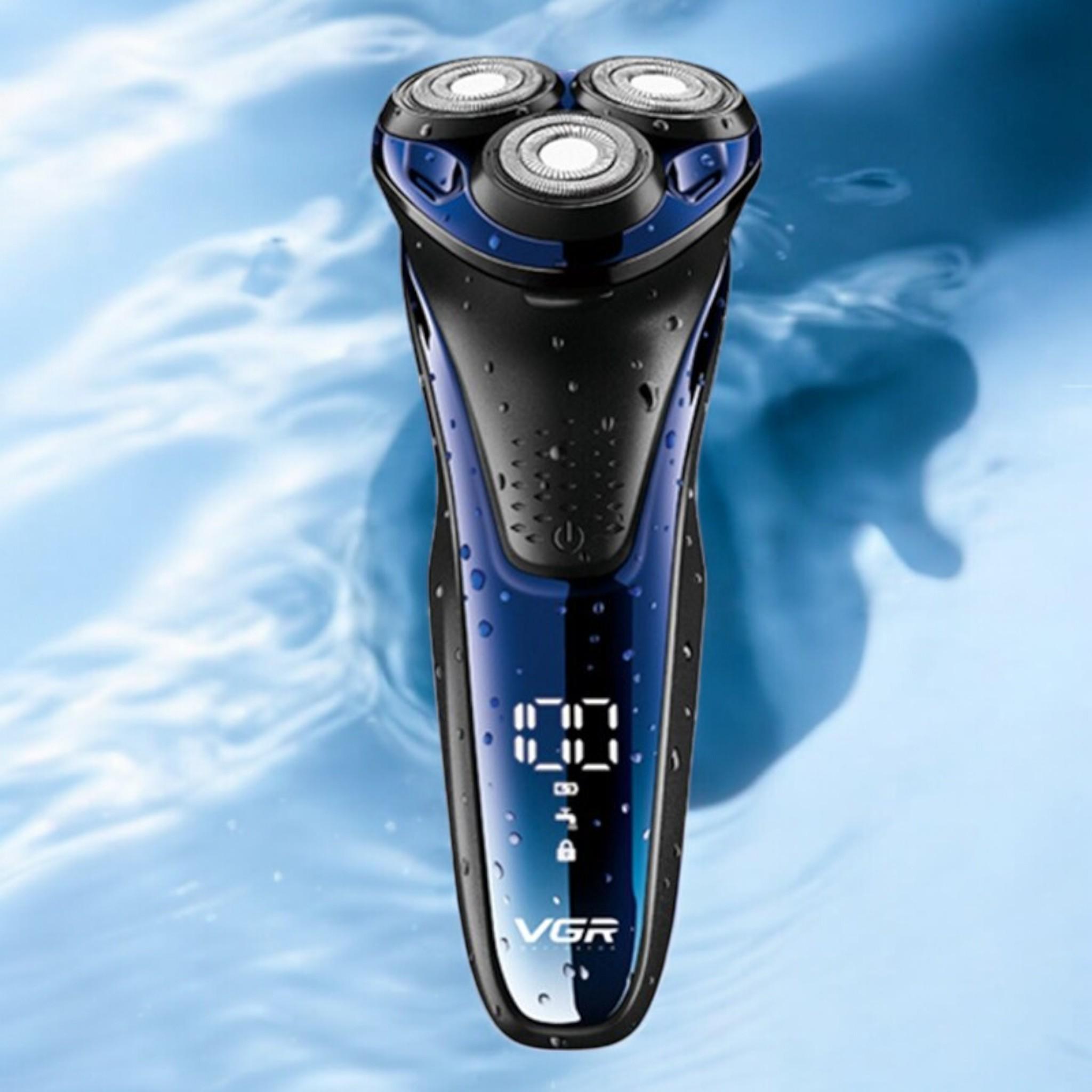 Електробритва VGR V 306 роторна аккумуляторна водонепроникна з плаваючими ножами (Е_VGR/V306) - фото 2 Електробритва VGR V 306 роторна аккумуляторна водонепроникна з плаваючими ножами (Е_VGR/V306) - фото 2