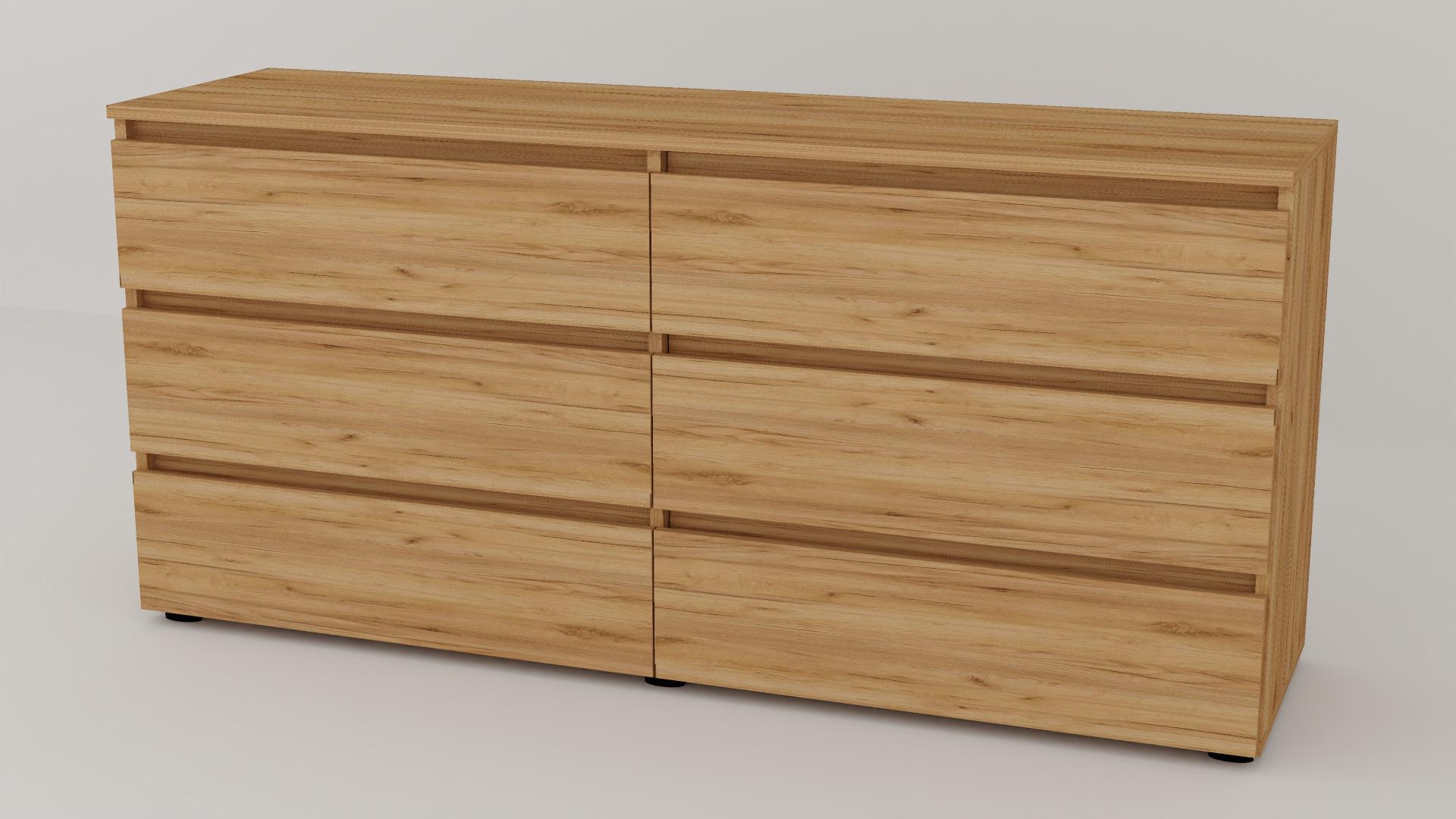 Комод Алекса СН-33/45 160х45х75 см Дуб крафт золотой - фото 1 Комод Алекса СН-33/45 160х45х75 см Дуб крафт золотой - фото 1