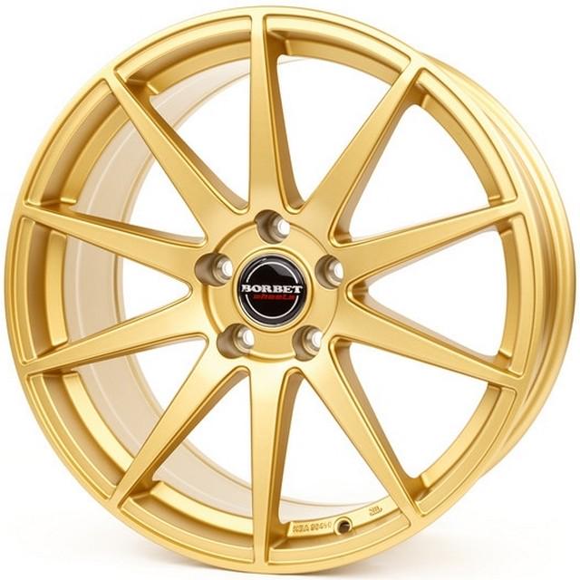 Литые диски Borbet GTX 9,5x19 5x112 ET35 DIA72,6 Matt gold