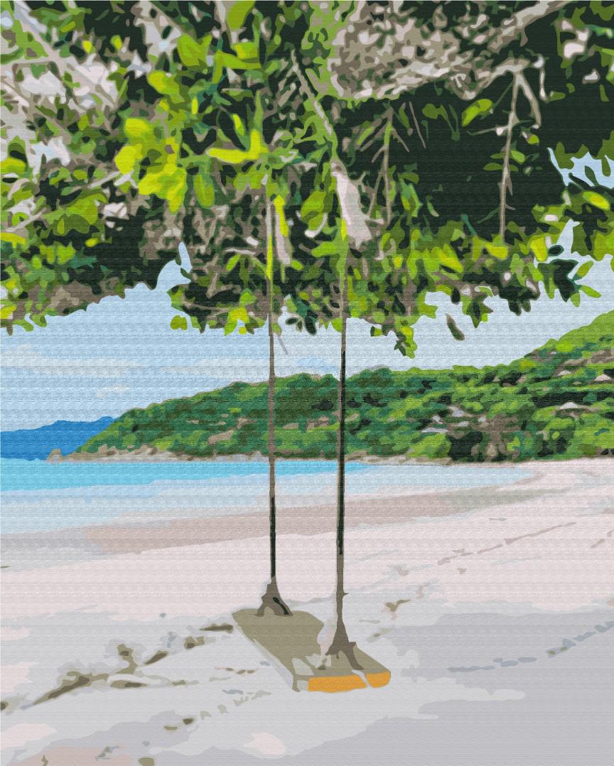 Картина по номерам Brushme Райский уголок 40х50 см (BS51427)