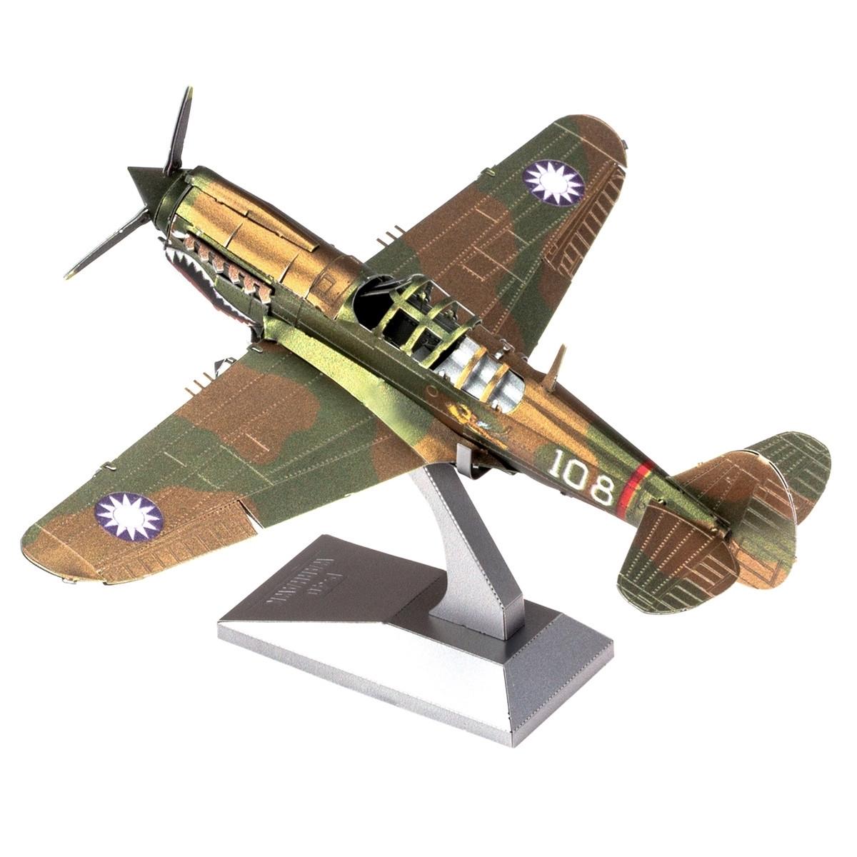 Конструктор металлический Metal Earth P-40 Warhawk MMS213 3D - фото 4