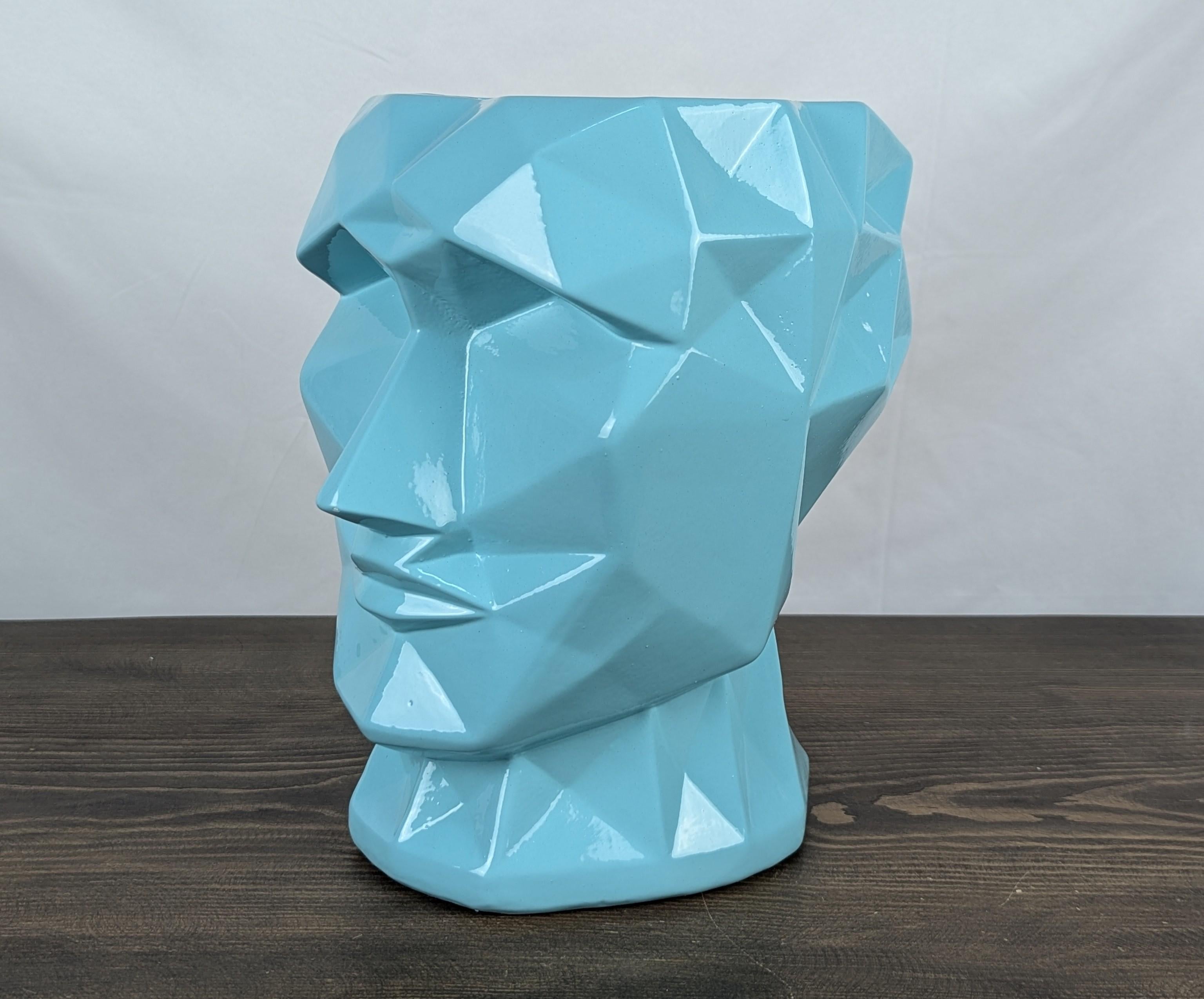 Ваза Nana Ceramics Кай глянец 30 см Бирюзовый