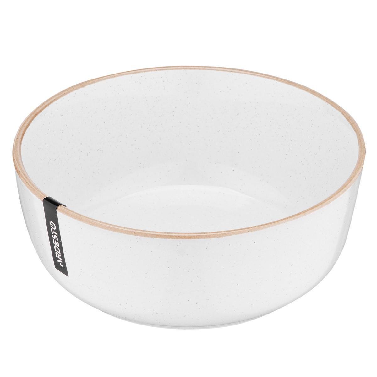 Салатник керамический Ardesto Apulia 16,2 см Белый (AR2916AW)