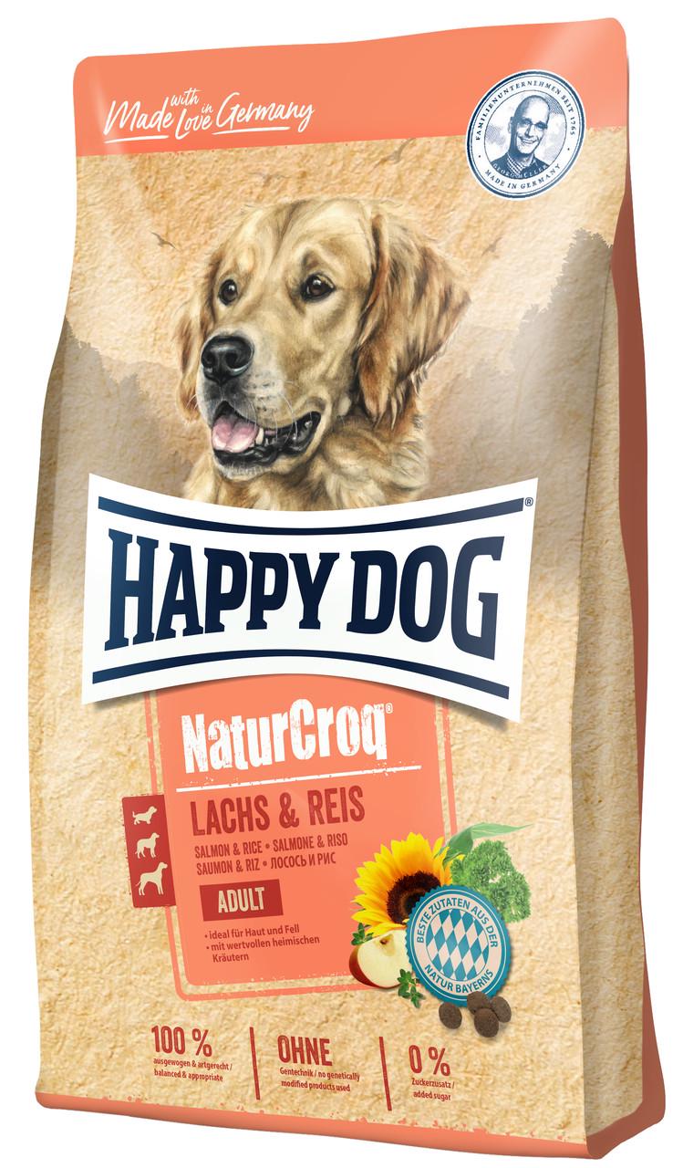 Корм для дорослих собак Happy Dog NaturCroq Lachs&Reis з лососем та рисом 4 кг (60952)