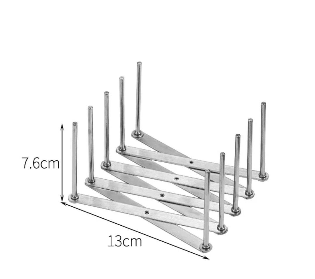 Підставка для кришок з нержавіючої сталі 4 відділення (2703784016) - фото 5 Підставка для кришок з нержавіючої сталі 4 відділення (2703784016) - фото 5