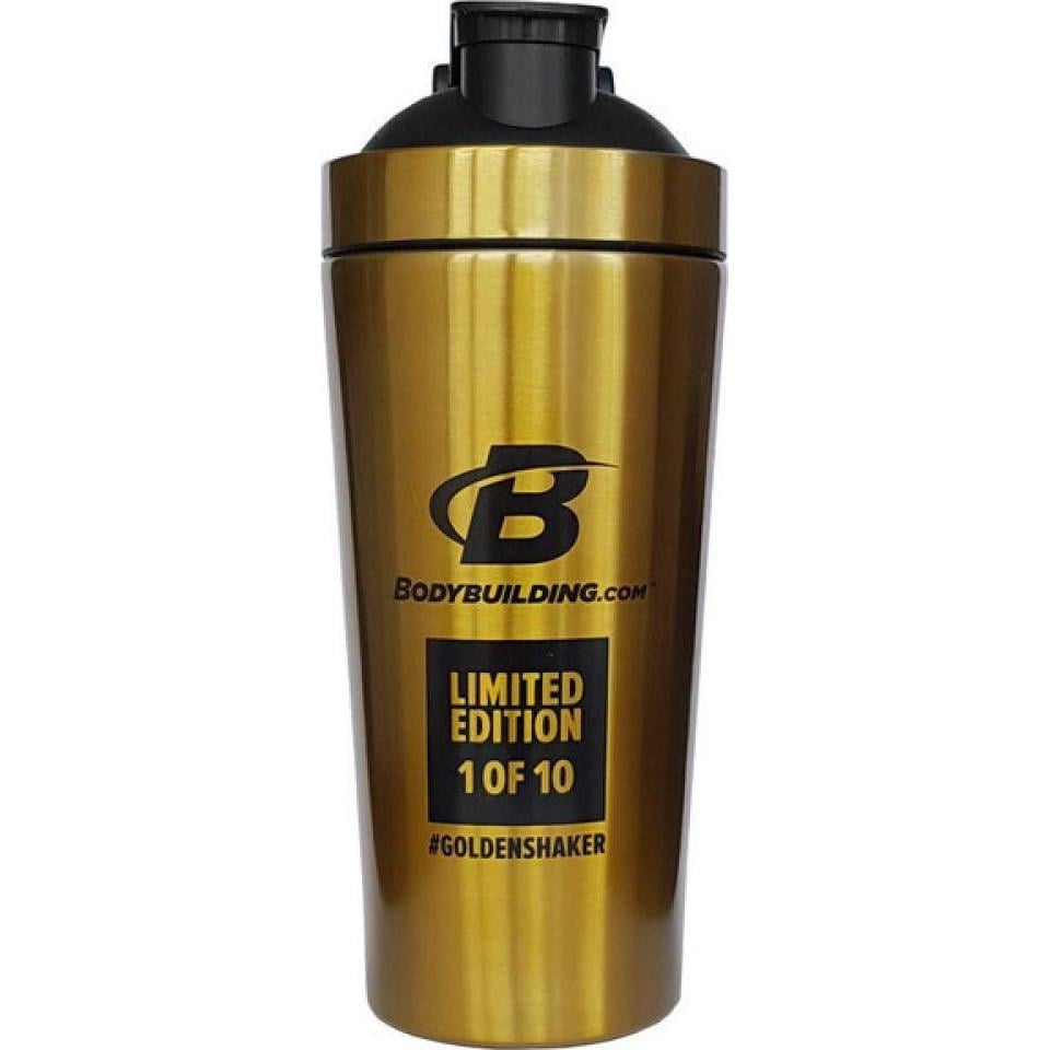 Шейкер металлический Shaker Smart 750 мл Gold