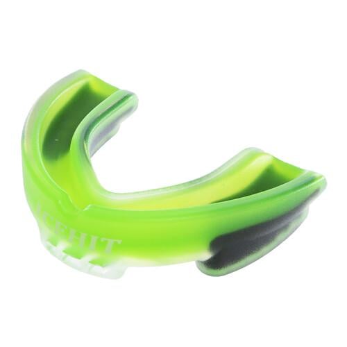 Капа боксерська юніорська Hit BO-0065-S ICE одностороння ароматизована у футлярі Зелений (31773444)