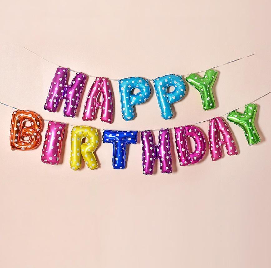 Набір надувних кульок Happy Birthday Multicolor 2 5965 13 пр. Різнокольорових (4259134) Набір надувних кульок Happy Birthday Multicolor 2 5965 13 пр. Різнокольорових (4259134)