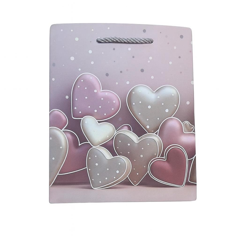 Пакет подарочный бумажный Hearts L 30х41,5х12 см (R34557-L)