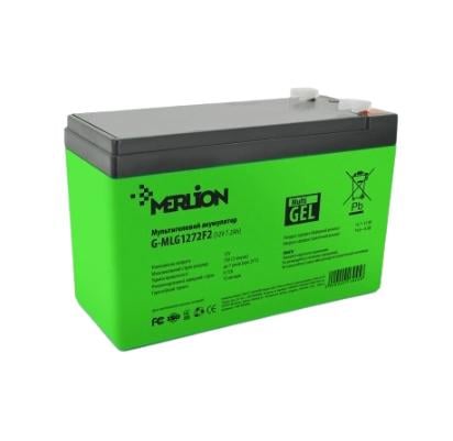 Аккумуляторная батарея для ИБП GEL Merlion G- MLG1272F2 12V 7, 2Ah F2 Green (27917972)