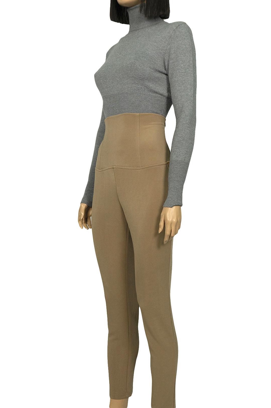 Брюки жіночі демісезонні Forza Viva FV-122943-1 з завищеною талією р. 46 Бежевий (17852297) - фото 6 Брюки жіночі демісезонні Forza Viva FV-122943-1 з завищеною талією р. 46 Бежевий (17852297) - фото 6