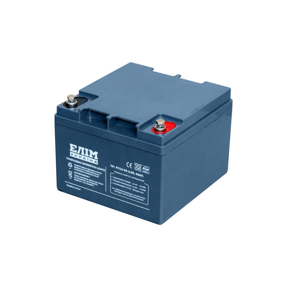 Аккумуляторная батарея Елім Україна AGM FC-12-26 26 Ah (29879963)
