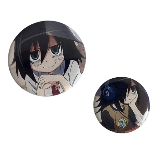 Значок Томоко Куроки из Не моя вина что я непопулярна 44 мм 32 мм 2 шт. (937)